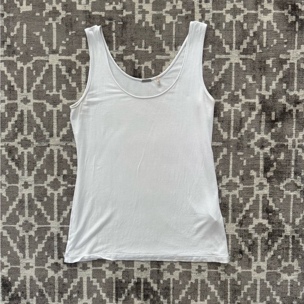 ELIE TAHARI White Sleeveless Cami TankTop Women small